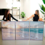 Quadro Decorativo Praia por do Sol - Composição 101 - Imagem 2