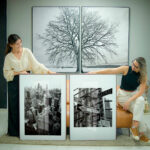 Quadro Decorativo Retrato Nova York Preto e Branco - Composição 22 - Imagem 2