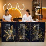 Quadro Decorativo Lírios BlackGold - Composição 56 - Imagem 3