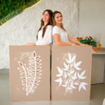 Quadro Decorativo Botânica Tons Neutros - Composição 10 - Imagem 2