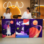 Quadro Decorativo Espaço Sideral Foguete - Composição 64 - Imagem 4