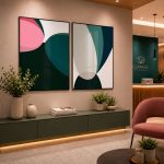 Quadro Decorativo Abstrato Cores - Composição 26