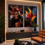 Quadro Decorativo Amazon Colors - Composição 131