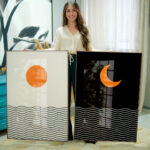 Quadro Decorativo Escandinavo Sol e Lua - Composição 219 - Imagem 2