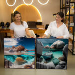 Quadro Decorativo Natureza Praia de Pedras - Composição 84 - Imagem 5