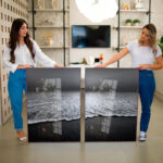 Quadro Decorativo Sea Black and White - Composição 276 - Imagem 4