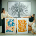 Quadro Decorativo Arte Botânica Tropical - Composição 154 (70x50cm e 35x50cm) - Imagem 3
