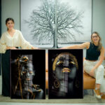 Quadro Decorativo Rosto Feminino com Pintura Black e Gold - Composição 74 - Imagem 3