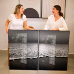 Quadro Decorativo Sea Black and White - Composição 276 - Imagem 2