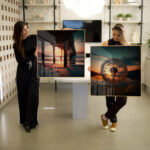 Quadro Decorativo Paisagem Pôr do Sol - Composição 79 - Imagem 2