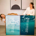 Quadro Decorativo Céu e Mar - Composição 149 - Imagem 2