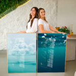 Quadro Decorativo Céu e Mar - Composição 149 - Imagem 3