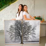 Quadro Decorativo Árvore no Inverno  - Composição 118 - Imagem 2