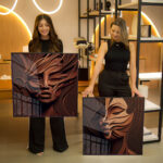 Quadro Decorativo Rostos Femininos Tons Terrosos - Composição 98 - Imagem 2
