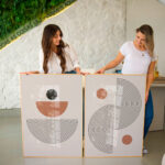 Quadro Decorativo Figuras Geométricas Formas e Circulos - Composição 221 - Imagem 3