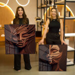 Quadro Decorativo Rostos Femininos Tons Terrosos - Composição 98 - Imagem 4