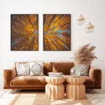 Quadro decorativo Copa das Árvores Outono - Composição 16