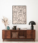Quadro Decorativo Many Faces