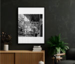 Quadro Decorativo Fotografia em Preto e Branco Jazz