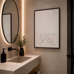 Quadro Decorativo Menos é Mais