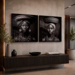 Quadro Decorativo Origem Retratos a Força Feminina - Composição 108