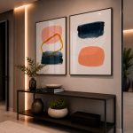 Quadro Decorativo Formas Orgânica Tons Pastel  - Composição 11