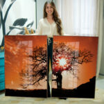 Quadro Decorativo Paisagem Pôr do Sol - Composição 196 - Imagem 3