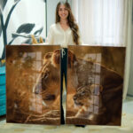Quadro Decorativo Leoa e Filhote - Composição 194 - Imagem 3