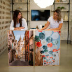 Quadro Decorativo Rua Europeia Guarda Chuva Coloridos - Composição 102 - Imagem 4