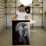 Quadro Decorativo Elefante - Imagem 2