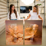 Quadro Decorativo Pétalas Douradas - Composição 42 - Imagem 5