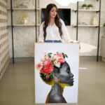 Quadro Decorativo Floral Portrait - Imagem 4