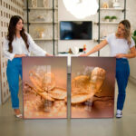 Quadro Decorativo Pétalas Douradas - Composição 42 - Imagem 3