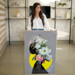 Quadro Decorativo Woman Flower - Imagem 4