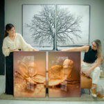 Quadro Decorativo Pétalas Douradas - Composição 42 - Imagem 4