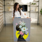 Quadro Decorativo Woman Flower - Imagem 5