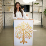 Quadro Decorativo Árvore Dourada - Imagem 5