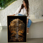 Quadro Decorativo Árvore da Vida Dourada - Imagem 4