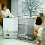 Quadro Decorativo Fotografia Praia Preto e Branco - Composição 184 - Imagem 2