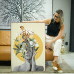 Quadro Decorativo Woman Flower III - Imagem 3