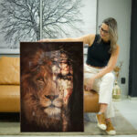 Quadro Decorativo Cristo Ele é o Leão - Imagem 2