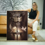 Quadro Decorativo Cruz de Cristo - Imagem 2