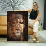 Quadro Decorativo Cristo Ele é o Leão - Imagem 3