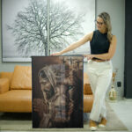 Quadro Decorativo Rosto de Cristo Leão de Judá - Imagem 4