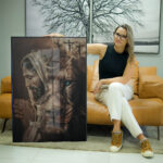 Quadro Decorativo Rosto de Cristo Leão de Judá - Imagem 3