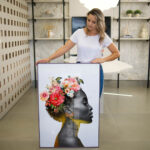 Quadro Decorativo Floral Portrait - Imagem 2