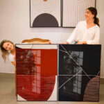 Quadro Decorativo Abstrato com Cores Vibrantes - Composição 178 - Imagem 5