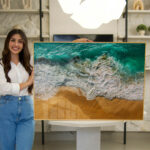 Quadro Decorativo Natureza Areia e Mar - Imagem 2