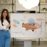 Quadro Decorativo Avião Dumbo - Imagem 3