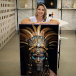 Quadro Decorativo Indigena com Cocar - Imagem 2